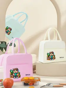 Large Capacity Cartoon Lunch Bag, Portable Sports Handbag, Travel Camping Essential, School Lunch Box, Christmas Halloween Birthday Gift