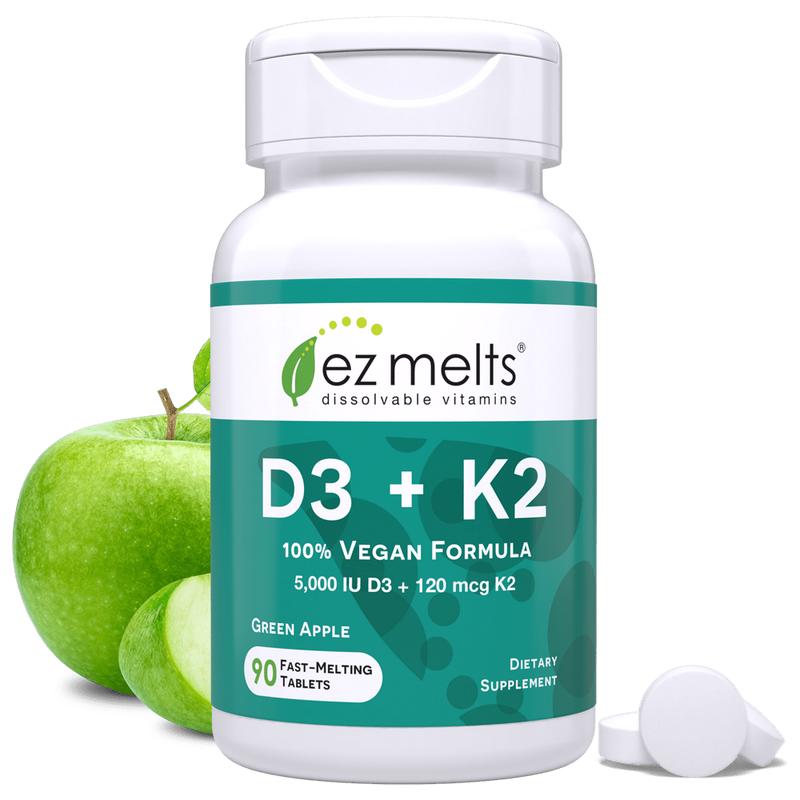 EZ Melts - Dissolvable, Sugar-free Vitamin D3 K2
