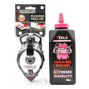 SnapBack Chalk Line + Manly Pink Chalk – Bundle