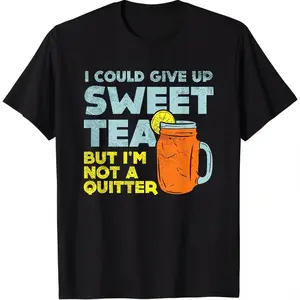 Adorable Cotton T-Shirt for Sweet Tea Enthusiasts