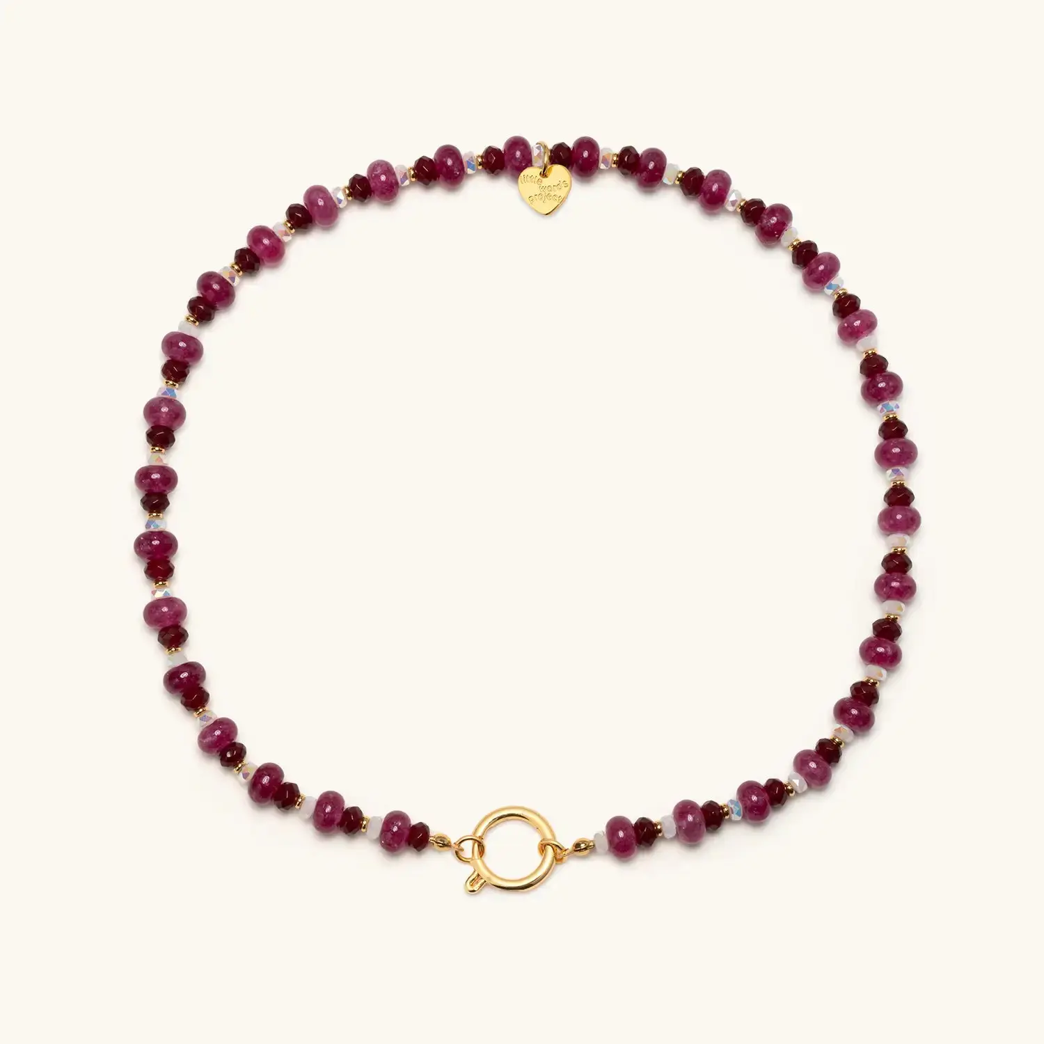 Red Charm Holder Necklace