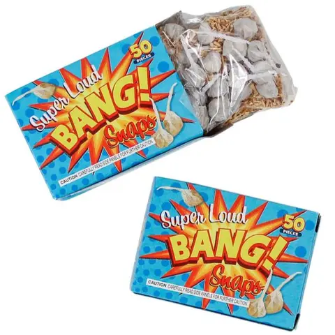 💥100 Party Bang Snaps – Loud Snapper Poppers for Outdoor Fun & Pop Noise Maker 🎉