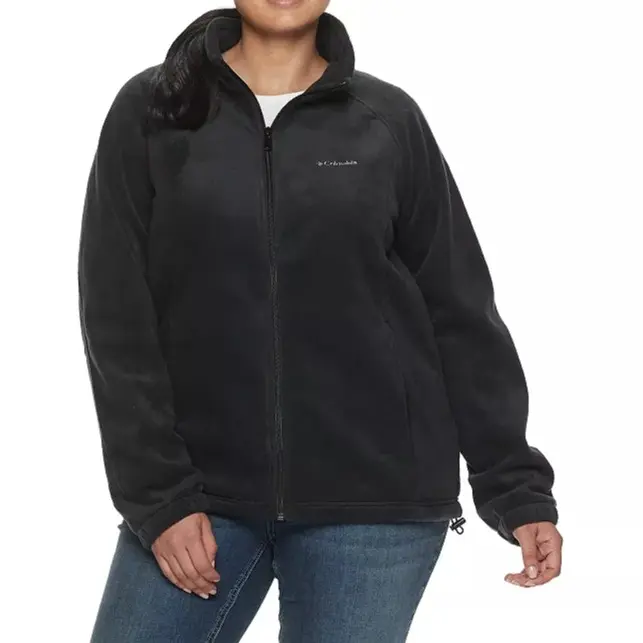 Plus Size Columbia Benton Springs Full-Zip Fleece Jacket – Soft & Warm Outdoor Jacket for Cold Weather