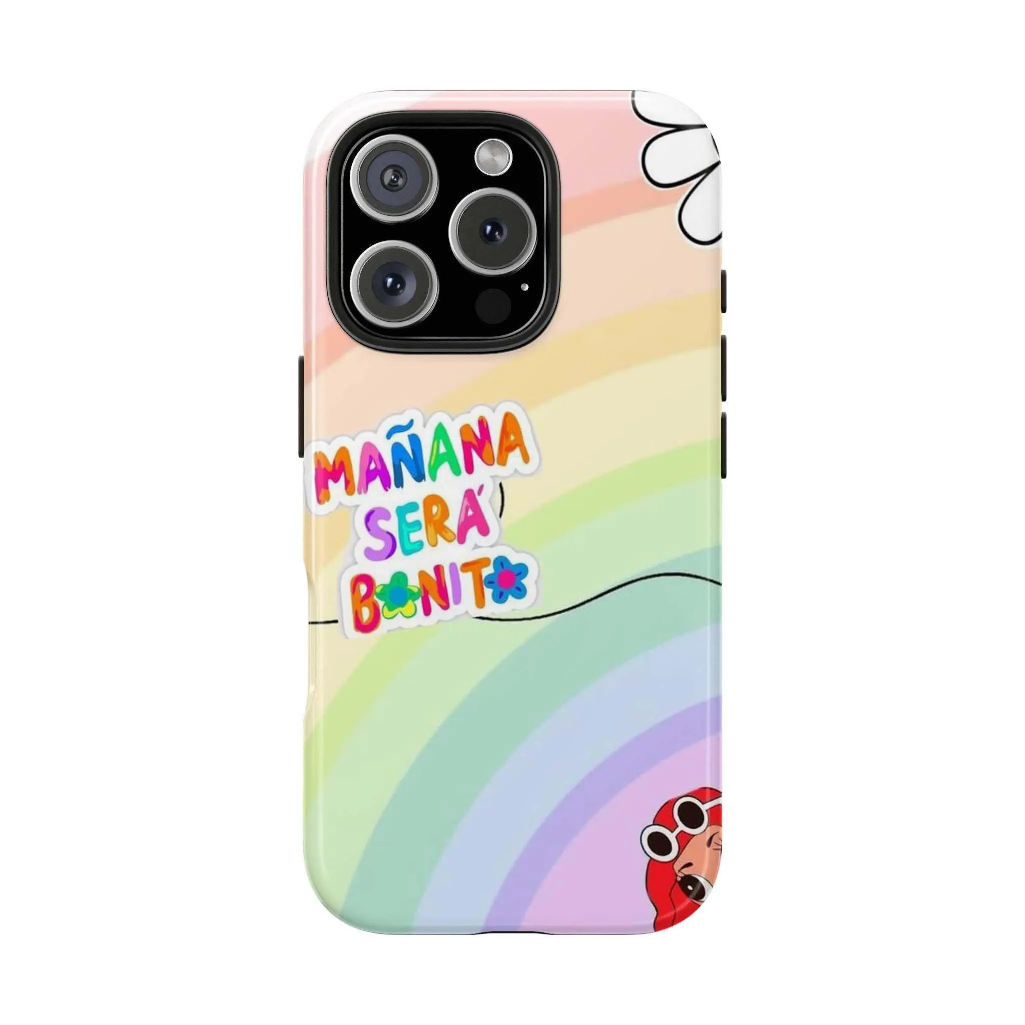 Rainbow - Themed "Tomorrow Will Be Beautiful" Phone Case