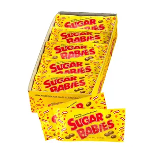 Sugar Babies 24 ct. - Sweet and Chewy with Caramel Flavor - 24 Count Pack Candy Snack