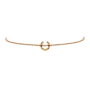 Pre-owned Chanel Coco Crush Letters Bracelet 18K Yellow Gold by Rebag