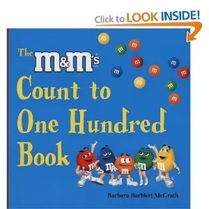 USED Book - The M&M's Count to One Hundred Book --2004 publication. by Barbara Barbieri McGrath (Paperback) - english