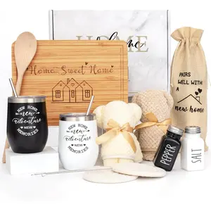 YLOVAN House Warming Gifts New Home (11 Piece Set), Unique Housewarming Baskets for Couples, Clients, Women, Men, Closing Gift for Home Buyers Realtors, Welcome First Apartment Essentials Ideas