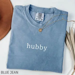 Comfort Colors Hubby Shirt, Hubs Shirts, Honeymoon Shirt, Wedding Party Shirt, Hubby Tee, Just Married Shirts, Hubby Gifts, Anniversary Gift - Lauriel Designs