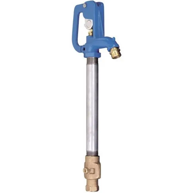 Campbell CYH-3 Frost-Proof Outdoor Yard Hydrant - Brass Body, Galvanized Finish, 3/4 in Hose Compatible, 69 in Riser Pipe for Sports, Boating Activities