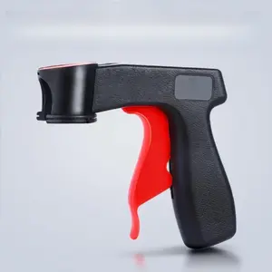Portable assisted spray painting universal renovation and color change handle tool spray film spray can spray nozzle self spray paint