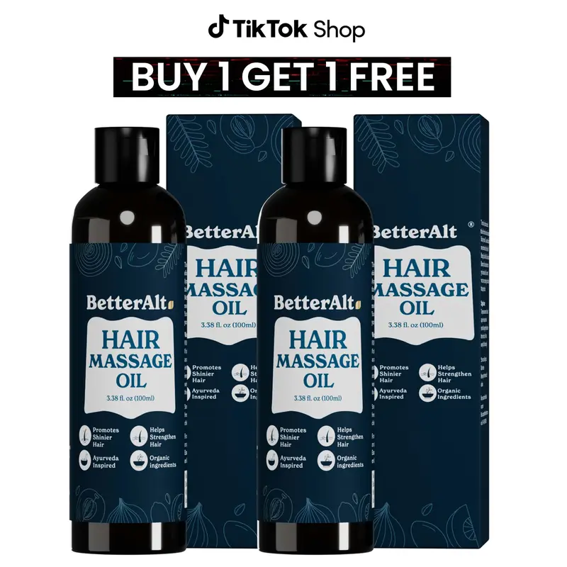 BetterAlt Hair Growth Oil | Rosemary Infused Pure Essential Oils | Ayurvedic Scalp Stimulator