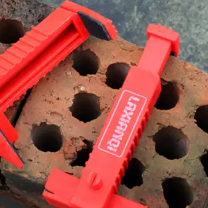 Brick Line Marker Set of 2, Essential Masonry Tool for Builders and Bricklayers, Durable String Leveling Device