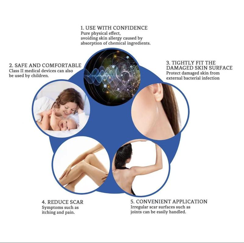 Professional Scar Removal Cream, AdvancedSilicone Skin Repair Gel for Burn,Acne Old Scar Removal Cream for Face & Body | Fades DarkScars