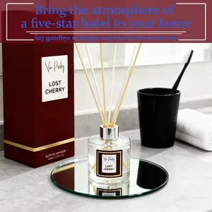 Lost Cherry Reed Diffuser Set 100ml Sweet Floral & Fruity Home Fragrance for Bedroom Office Decor & Gifts