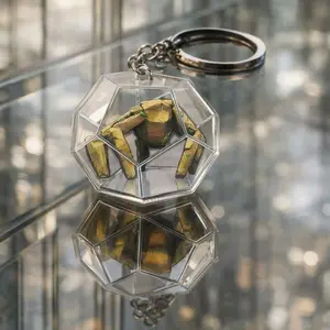 Project Space Memory Acrylic Keychain, Sci-Fi Hail Glitch Mary Charm Aesthetic, Unique Amaze Geometric Keyring Gift, Bag Rocky Charm Gifts