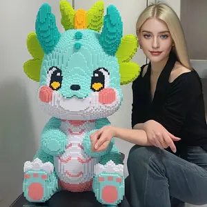 5000pcs of Dragon Baby DIY model building blocks, creative puzzle building blocks designed for teenagers and adults, adult puzzle toys, home decoration, birthday gifts, Christmas gifts