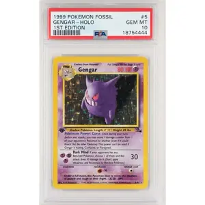GENGAR RANDOM GRADED POKÉMON CARD – PSA or CGC – MYSTERY SLAB