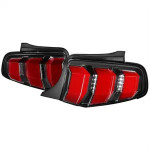 2010-2012 Ford Mustang Sequential LED Tail Lights (Satin Black)