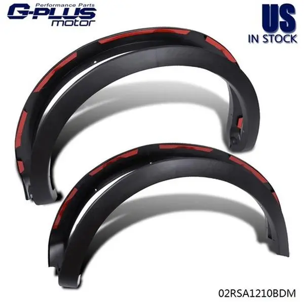 MOTOR GPLUS Factory Style Fender Flares Wheel Guard Set - 4pcs Flexible Styleside Scratch Shield Car Accessories for 2004-2008 Ford F150 Trucks