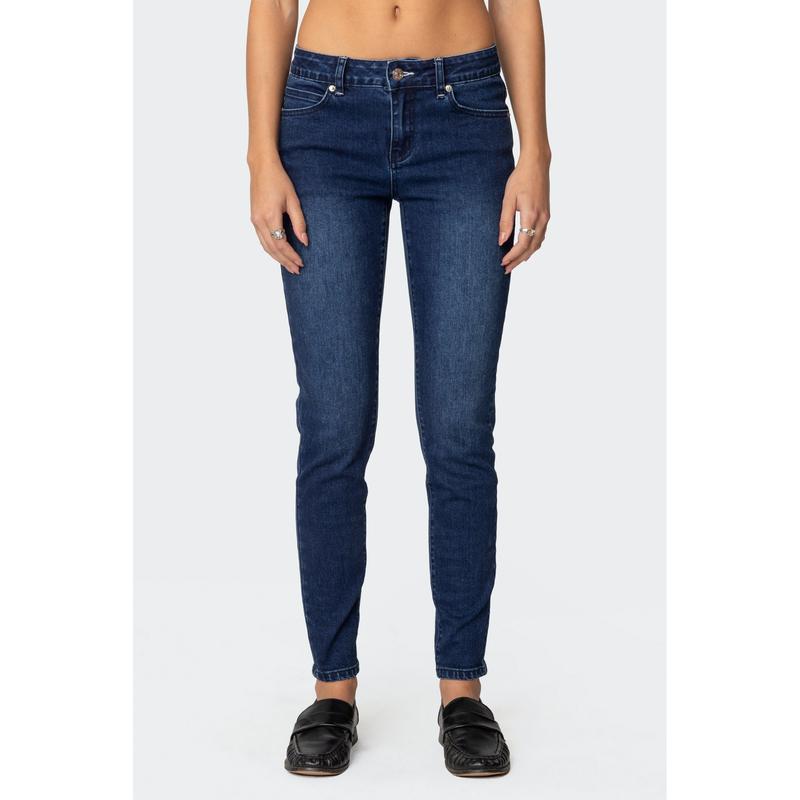 Rosalia Low Rise Skinny Jeans
