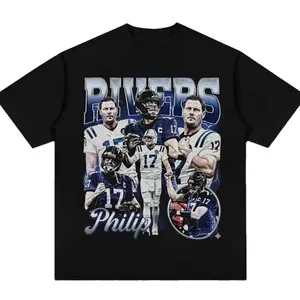 Philip Rivers Bootleg Indianapolis Football Adult T-Shirt