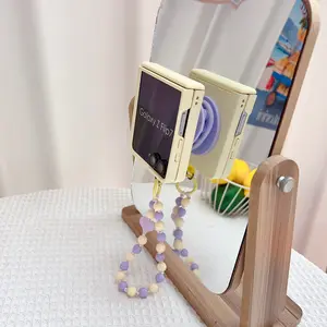 Macaron Heart Bubble Magnetic Phone Case is compatible with Samsung Galaxy Z Flip 7 FE, Z Flip 6 and Z Flip 5. It features durable protection and a secure grip design, perfectly suited for daily use.