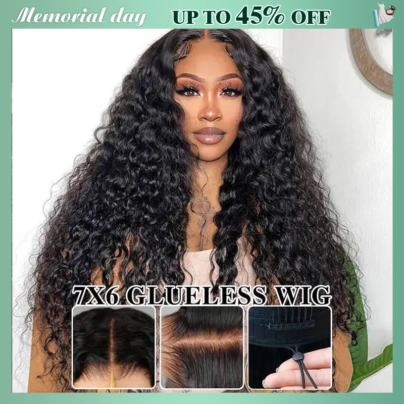 STERLY 200% Density 13x6 Full Lace Frontal Body Wave Wig 7x6  display picture 3