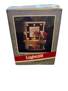 Hallmark Backstage Bear 1989 Keepsake Magic Ornament