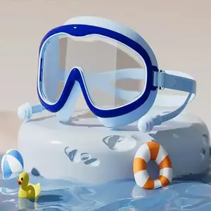 Sky Blue Swimming Goggles, Suitable for Ages 3-16, Comfortable Fit, Durable Material, Perfect for Pool & Beach Use, Water Goggles
