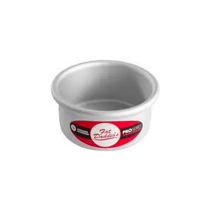 Fat Daddio's PRD-42 Anodized Aluminum Round Cake Pan, 4 x 2 inch