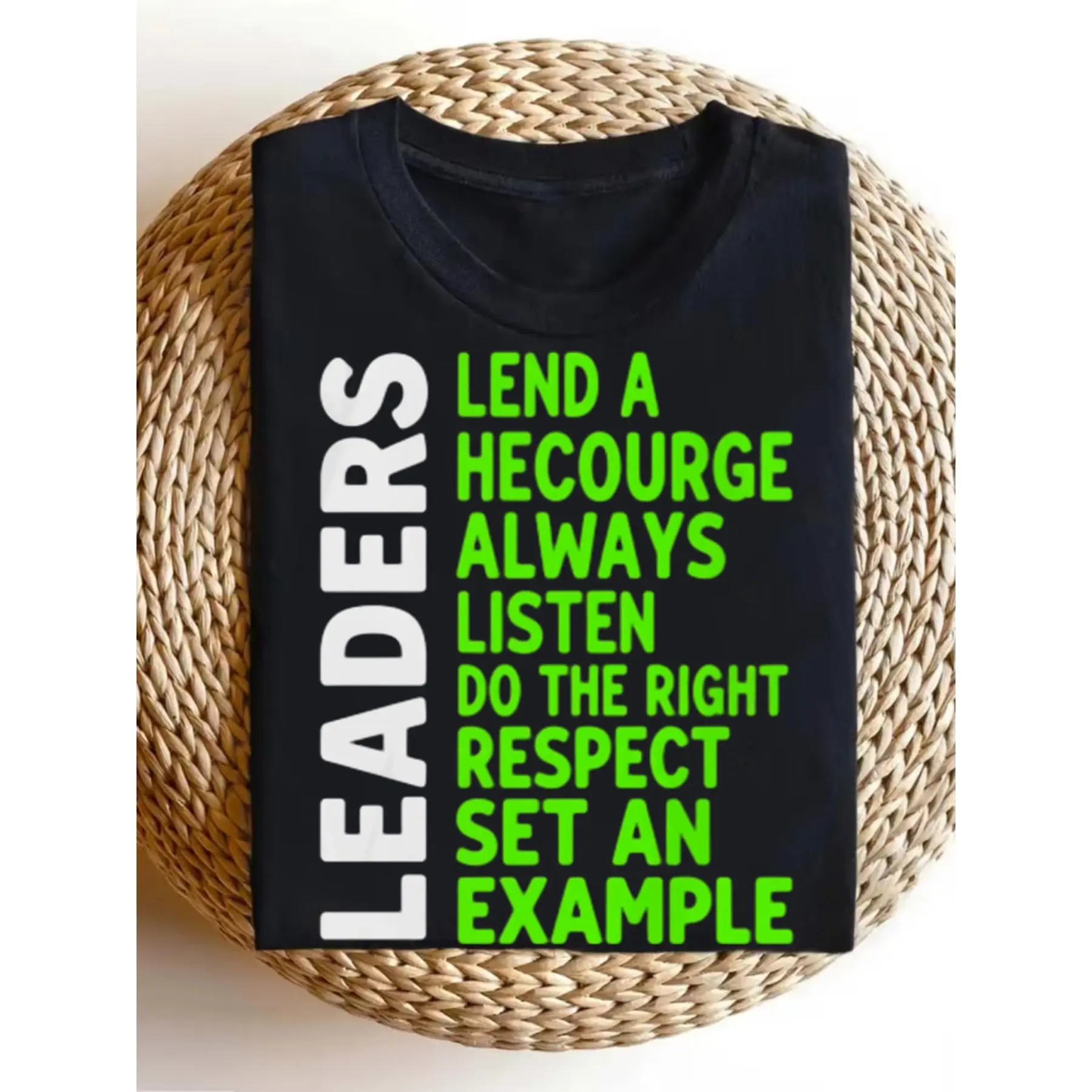 GGOR NEW LIMITED Boss Team Lead Manager Leadership Group Leaders Meaning T-Shirt Same Design for Both Men And Women, 2026 Summer Short-Sleeved Printed Tee Made of Pure 220G-2, PLUS SIZE