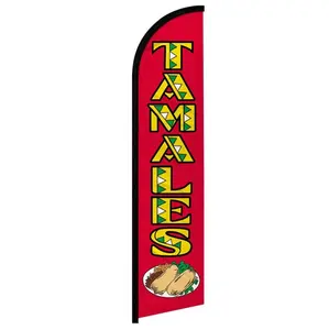 Windproof Tamales Banner Flag, Festive Party Home Supply Backdrop, Banner Decoration