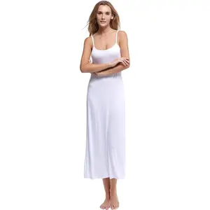 Women's Long Full Cami Slip Dress Sleeveless Nightgowns