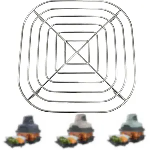 Crisper Rack for  Crispi Air Fryer FN101 Replacement Part for  Crispi Air Fryer 2.5Qt and 4QT Crisper Rack Glass Container Stainless  Grade Stainless Steel SUS304