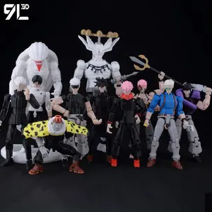 9L Jujutsu Kaisen Fushiguro Toji 3D Printed Multi-Jointed Shapeshift Action Figure - JJK Collectible Mannequin Model Ornament Gift Toy for Stress Relief