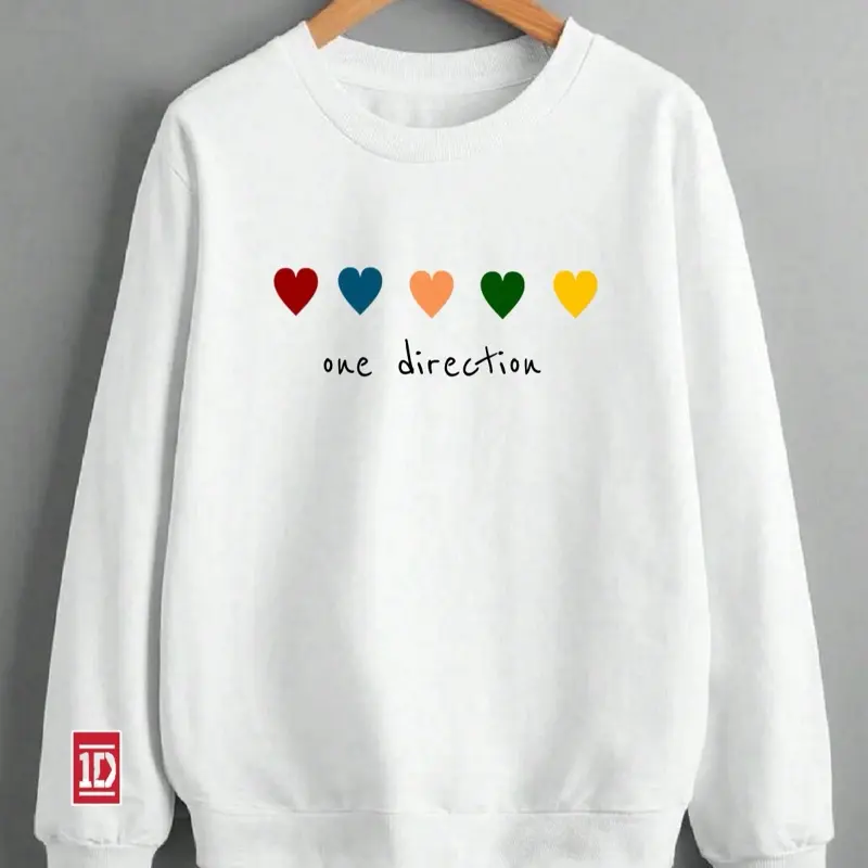 one direction colored hearts