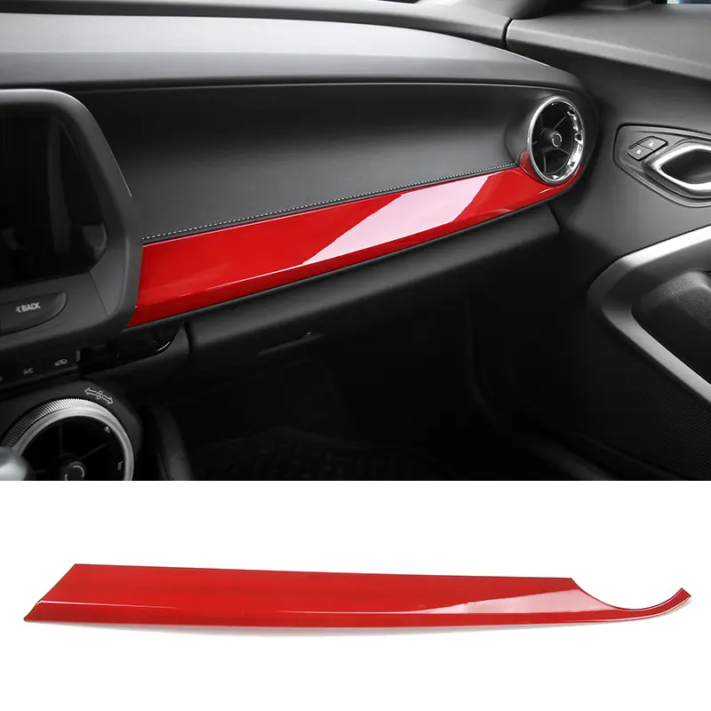 Custom Copilot Dashboard Panel Cover Trim - ABS & Polyurethane Aesthetic Car Accessory, Automotive Decoration, Car Dashboard Decorations for 2017+ Camaro Interior Decorative Accessories