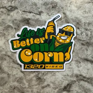 Life is better on corn E85 gas sticker