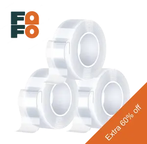 Heavy Duty(9.85FT), Nano Double Sided Adhesive Tape, Clear Mounting Tape Picture Hanging Adhesive Strips. Double Sided Tape Heavy Duty(9.85FT), Nano Double Sided Adhesive Tape, Clear Mounting Tape Picture Hanging Adhesive Strips.