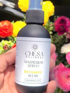 Magnesium Oil Spray Recharge Blend w/ Colloidal Silver, Vitamin D & Vitamin K Nourishing Body Care Coconut Moisturizing Gentle