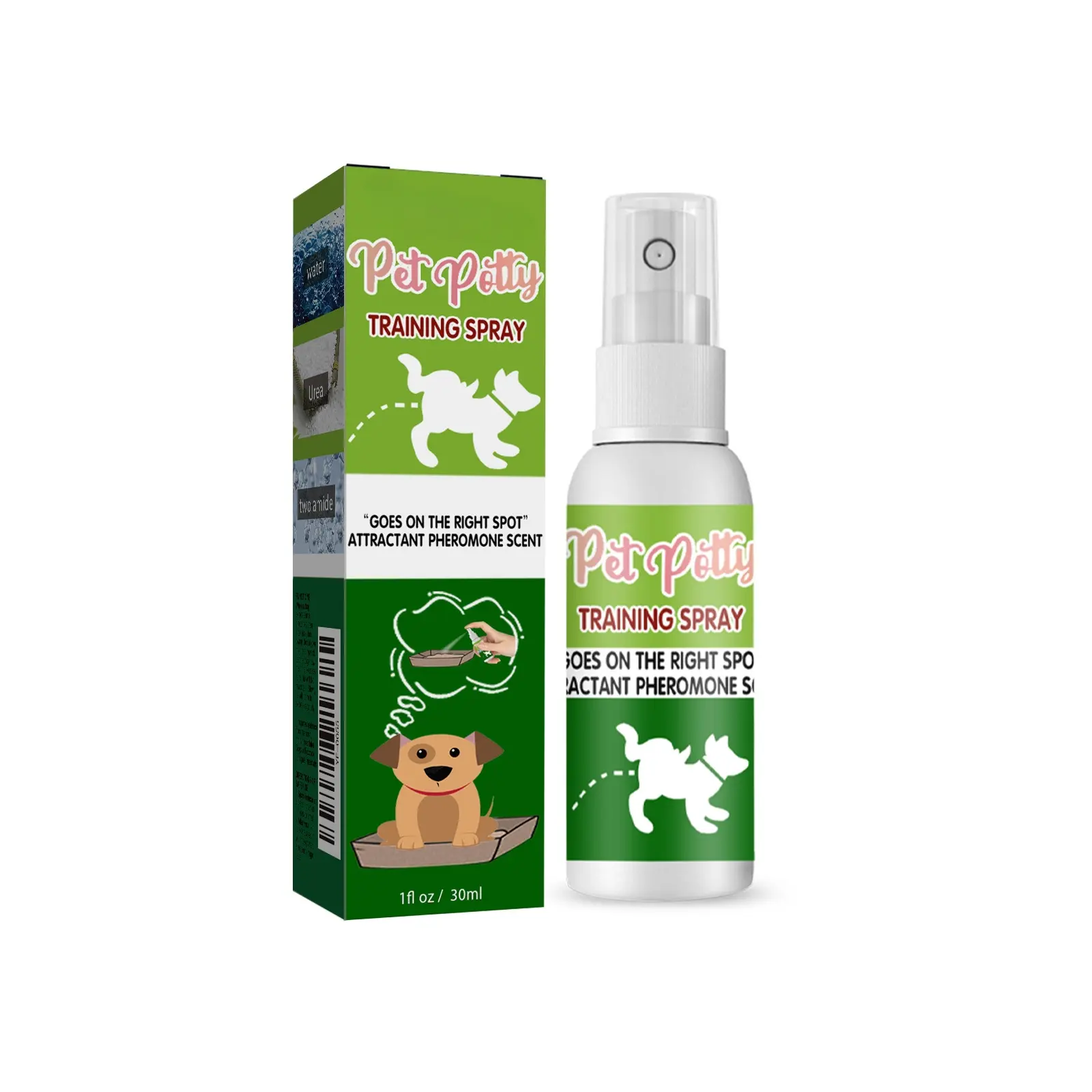 Pet location and defecation inducer, pet toilet inducer, feces and urine location training toilet agent