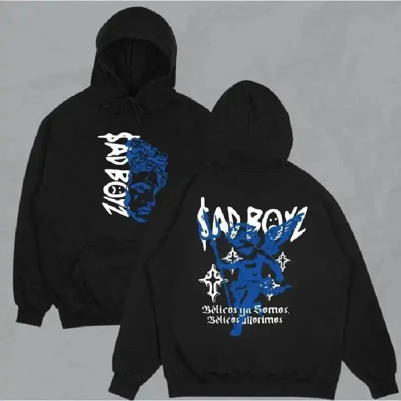 Unisex Sad Boyz Junior H Graphic Hoodie,  T-Shirt, Vintage Hip Hop Rap Shirt, Junior H Merch Shirt, Unisex Tee, Gifts For Fan, Top Womenswear
