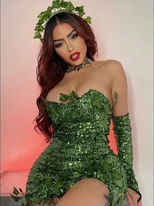 Poison Ivy Costume Womenswear Halloween Women