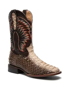 JP Western Boots - Orix Python Embossed