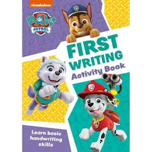 Paw Patrol First Writing Activity Book: Get ready for school with Paw Patrol Paperback – May 13, 2021