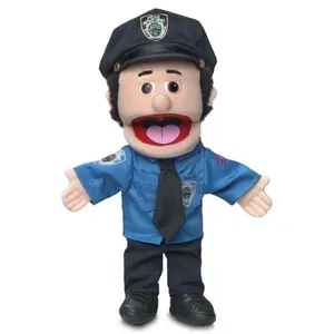Policeman Puppet, Peach (14")