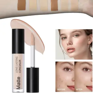 The Ideal Fix Concealer Long Lasting Matte Concealer & Hydrating Radiant Concealer - Covers Under Eye Dark Circles & Blemishes Coverage Makeup Foundation