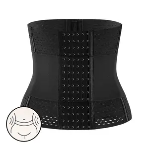 Women Waist belt Shapewear, 7-Bone Compression Waist Trainer Corset, Double Tummy Control, Adjustable Tummy Control Girdle, 6-Row Hook and Eye Closure