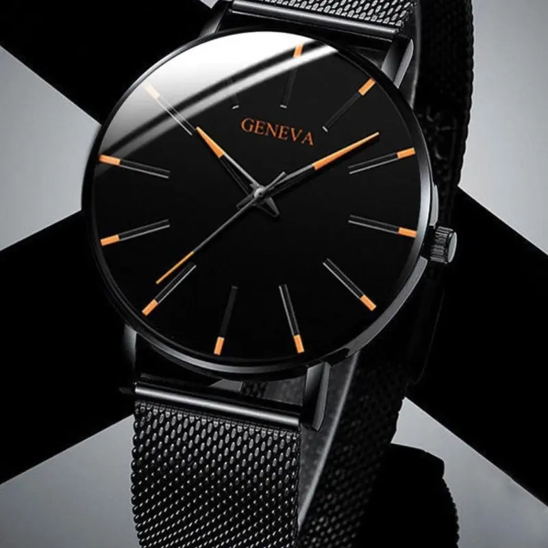 Men's Business Fashion Round Dial Analog Quartz Watch, Business Fashion Watches, Fashion Watch for Party, Daily Clothing Decor, Watch for Birthday Gift, Casual Business Wristwatch, Analog Wristwatches